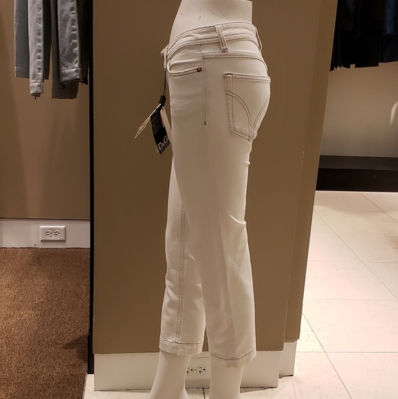 Dolce & Gabbana D&G Ivory Capri Jeans - Picture 2 of 7
